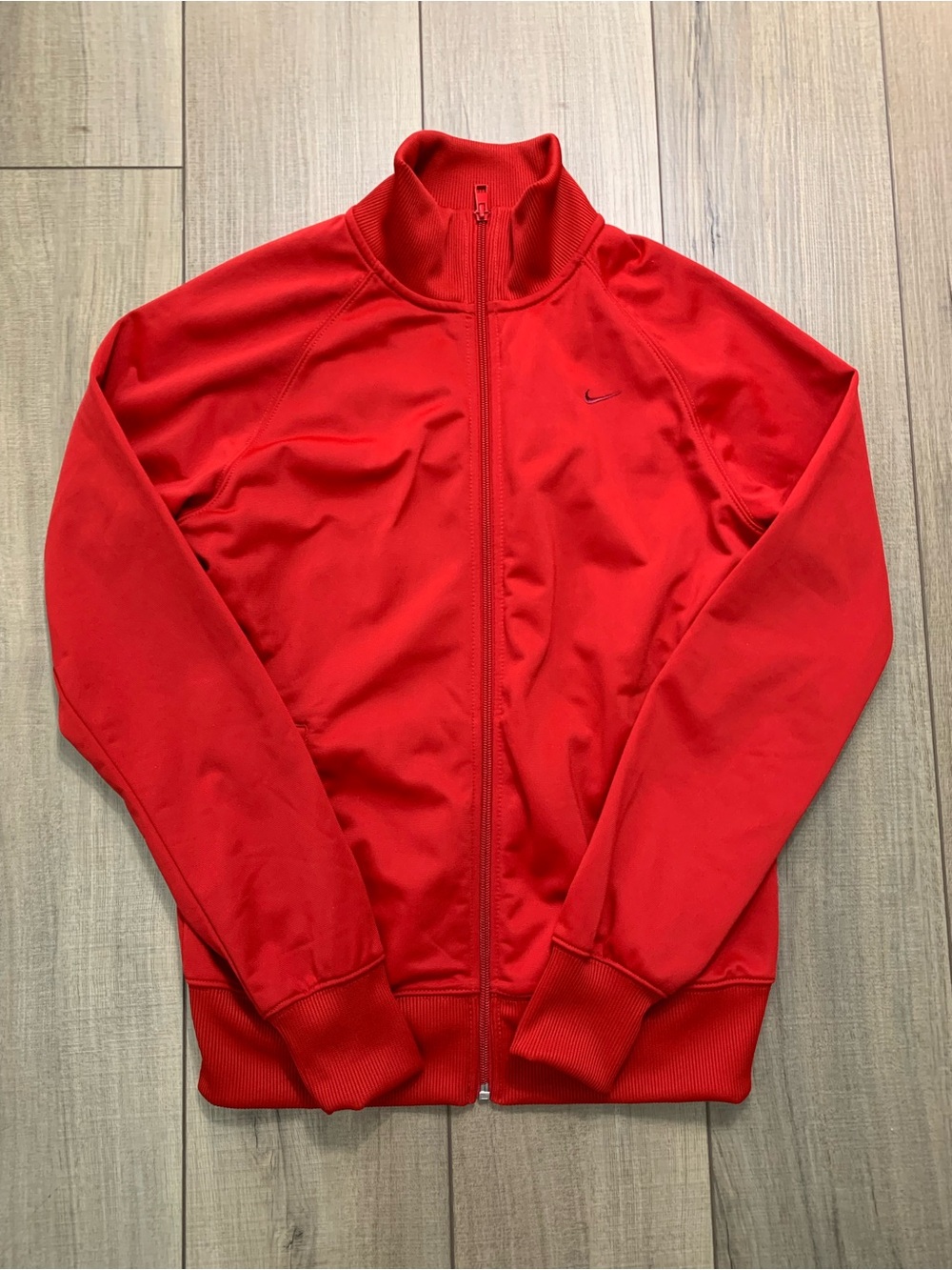 Nike Red Full-Zip Performance Jacket